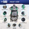 Palmer Safety Vest Style, L, Green/Black H222101126LG